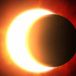 Impresionante un eclipse solar anular